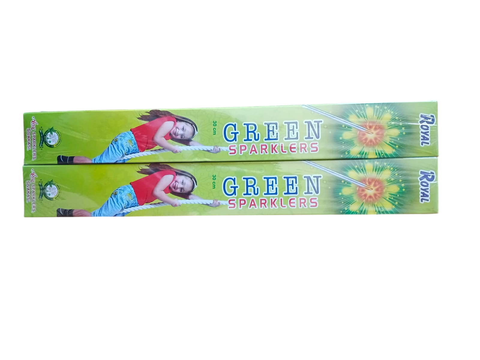 30 CM GREEN SPARKLERS