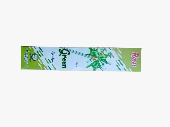 10 CM GREEN SPARKLERS